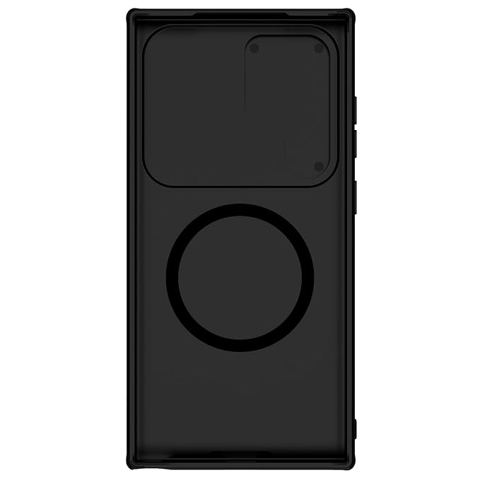 Nillkin Case for Samsung Galaxy S24 Ultra (6.8" Inch) Camshield Pro Magnetic Works with Magsafe Charger Camera Slider Double Layered Protection TPU + PC Black