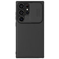 Nillkin Case for Samsung Galaxy S24 Ultra (6.8" Inch) Camshield Pro Magnetic Works with Magsafe Charger Camera Slider Double Layered Protection TPU + PC Black